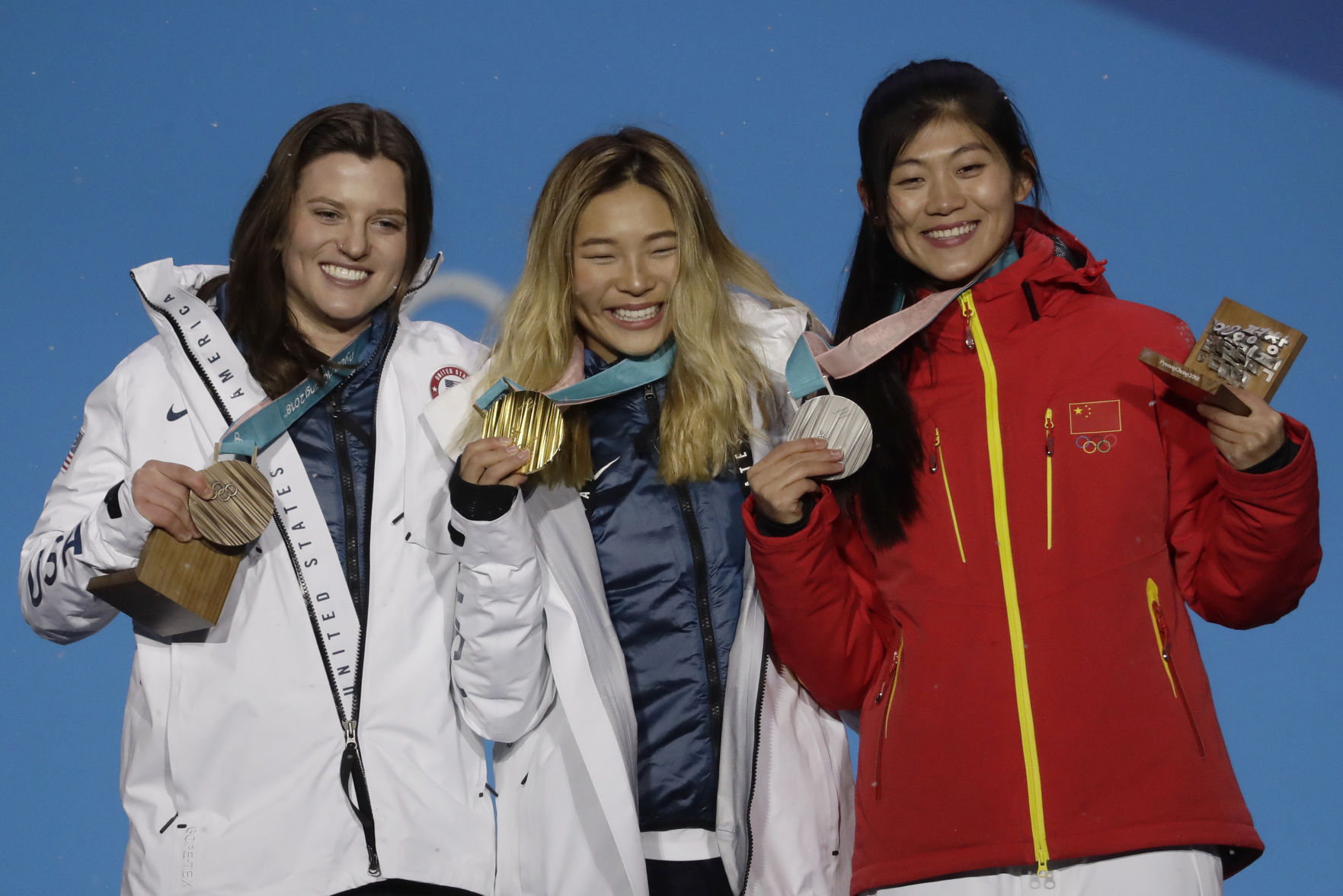 Pyeongchang Olympics Medals Ceremony Snowboard Women